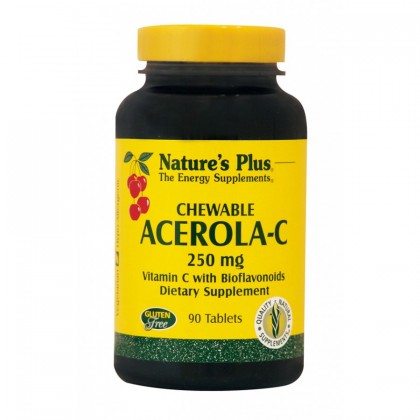 NATURE'S PLUS Acerola C Complex 250mg 90chewable tabs